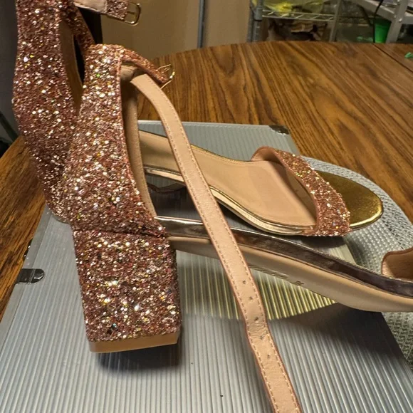 J Adams Women's Sparkling Heels - Brown - Picture 3 of 3